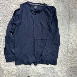 J. Crew Dark Blue Cashmere Blend Tee
